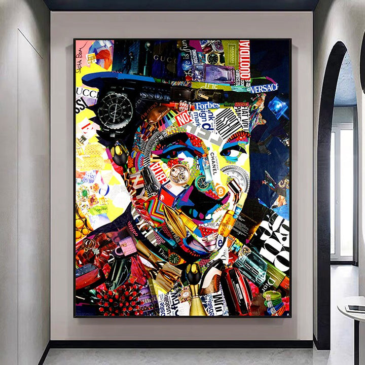 Modern Graffiti Posters Canvas Paintings