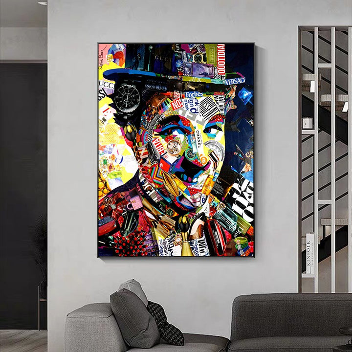 Modern Graffiti Posters Canvas Paintings